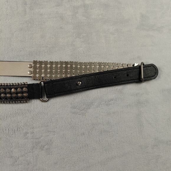 Free People Leather and Metal Belt, FP 6996 01, S/M - Picture 3 of 9